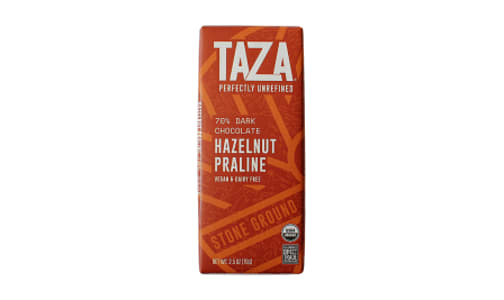 Organic Hazelnut Praline 70%- Code#: SN2655