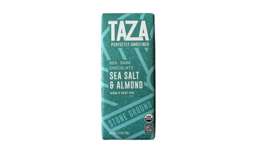 Organic Sea Salt & Almond, 80%- Code#: SN2665