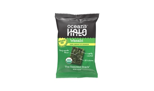 Organic Trayless Wasabi Seaweed Snacks- Code#: SN2691