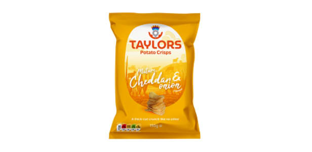 Mature Cheddar And Onion Potato Crisps- Code#: SN2801