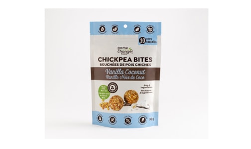 Chickpea Bites Vanilla Coconut- Code#: SN2805