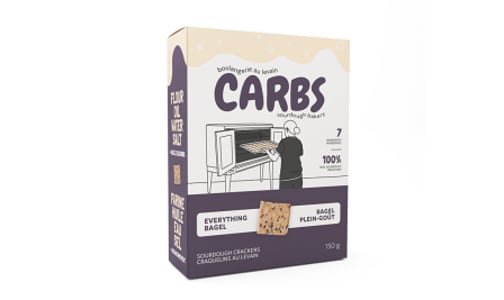 Everything Seed Bagel - Sourdough Cracker- Code#: SN3159