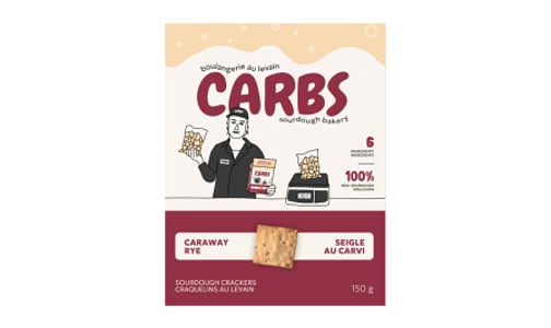 Caraway Rye - Sourdough Cracker- Code#: SN3163