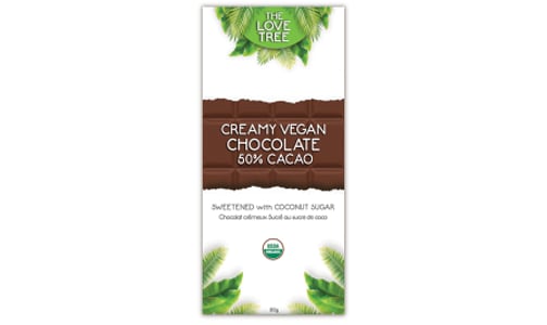 Organic Creamy Vegan Chocolate- Code#: SN3861