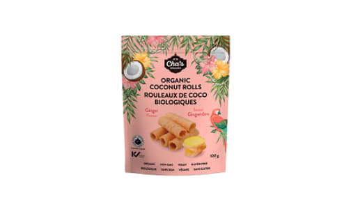 Organic Ginger Coconut Rolls- Code#: SN3880