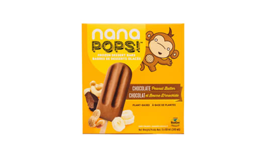 Organic Chocolate Peanut Butter Nanapops (Frozen)- Code#: SN3885