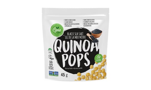 Quinoa Pops Black Sea Salt- Code#: SN3905