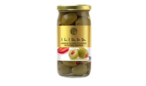 Green Olives Stuffed with Peppers- Code#: SN3965