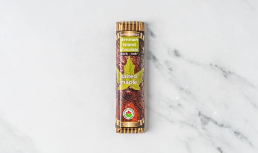 Organic Denman Island Chocolate - Salted Maple Chocolate Bar- Code#: SN4008