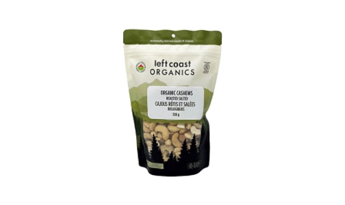 Organic Roasted Salted Cashews- Code#: SN4022