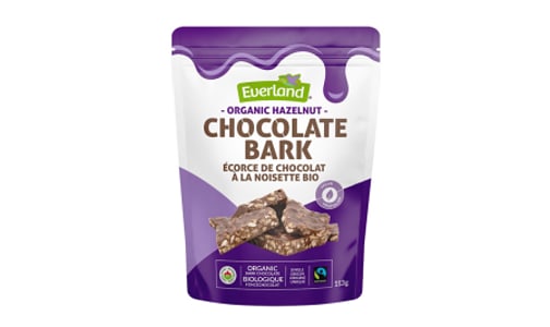 Organic Hazelnut Chocolate Bark- Code#: SN4077
