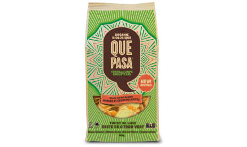 Organic Tortilla Chips - Thin & Crispy - Twist of Lime- Code#: SN4260