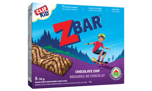 Organic Zbar Chocolate Chip Bar- Code#: SN598