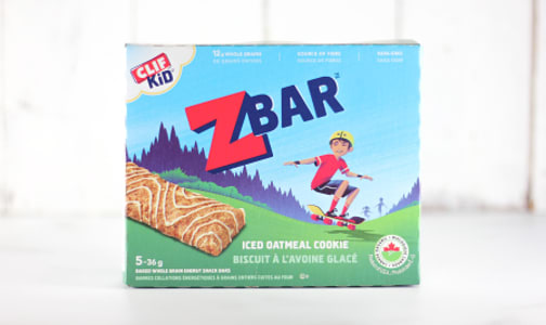Organic Zbar Iced Oatmeal Cookie Bar- Code#: SN599