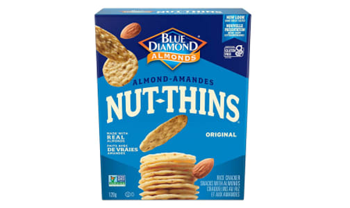 Almond Nut Thins Rice & Nut Crackers- Code#: SN750