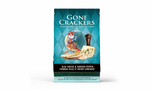 Blue Cheese & Cracked Pepper Crackers- Code#: SN761