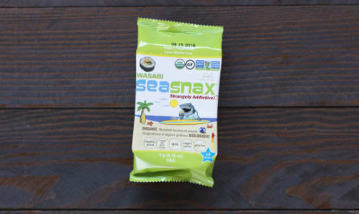 Organic SeaSnax Seaweed Grab & Go Wasabi- Code#: SN841