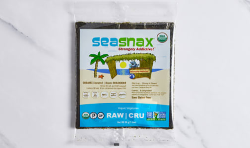 Organic Seaweed Sheets - Raw- Code#: SN844