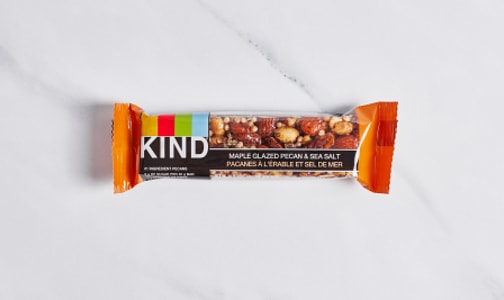 Maple Glazed Pecan & Sea Salt Bar- Code#: SN8711