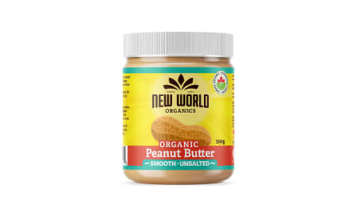 Organic Peanut Butter - Smooth, Unsalted- Code#: SP0091