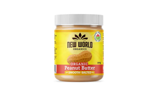 Organic Peanut Butter - Smooth, Salted- Code#: SP0092