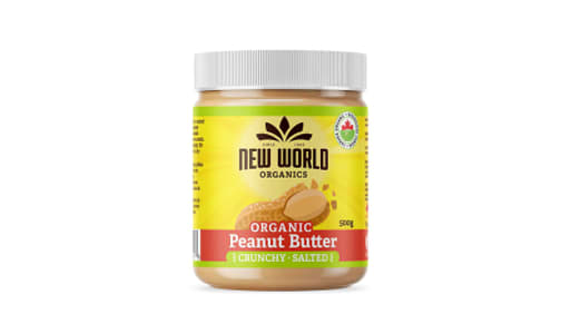 Organic Peanut Butter - Crunchy, Salted- Code#: SP0094