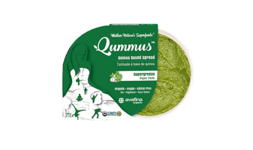 Organic Qummus - Supergreens- Code#: SP0384