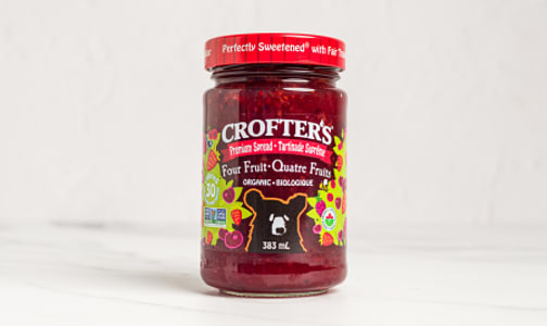 Organic Premium Spread Four Fruit- Code#: SP0474