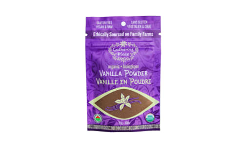 Organic Vanilla Powder Pouch- Code#: SP0532