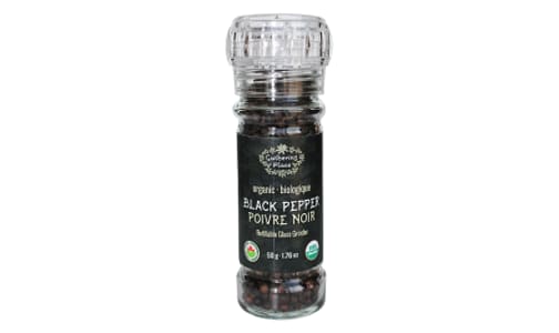 Organic Black Pepper Grinder- Code#: SP0537