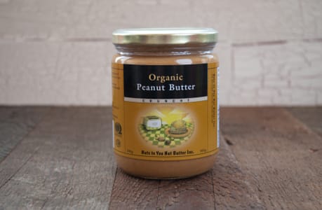 Organic Peanut Butter, Crunchy- Code#: SP101