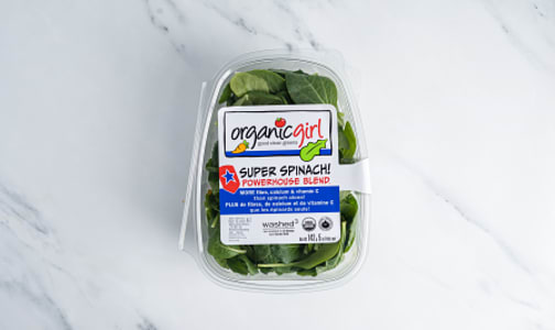 Organic Salad Greens, OG Super Spinach 5oz- Code#: PR217110NCO