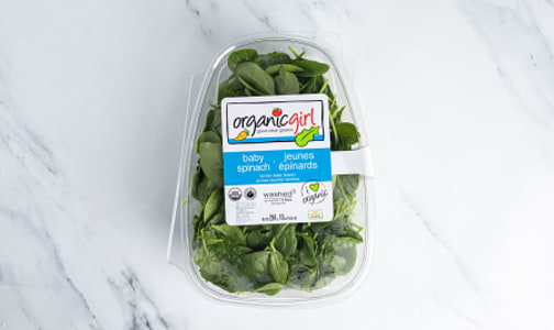 Organic Spinach, OG 10 oz Baby Spinach- Code#: PR217115NCO
