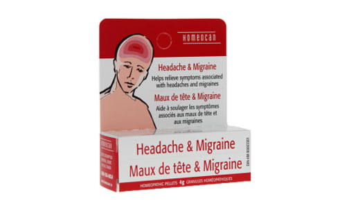 Headache & Migraine Homeopathic Pellets- Code#: VT0619