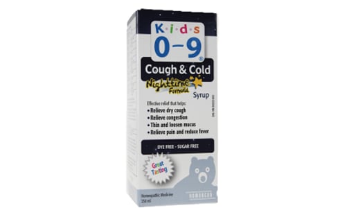 Homeopathic Cold & Flu Syrup - Night Time, Kids- Code#: VT0648