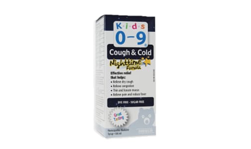 Kids Homeopathic Cough & Cold Syrup - Night Time- Code#: VT0649