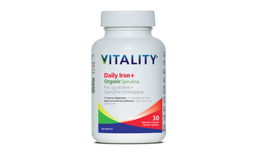Daily Iron and Organic Spirulina- Code#: VT1848