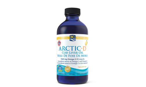 Arctic-D Cod Liver Oil, Lemon- Code#: VT1877