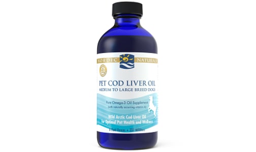 Pet Cod Liver Oil, Unflavoured- Code#: VT1918