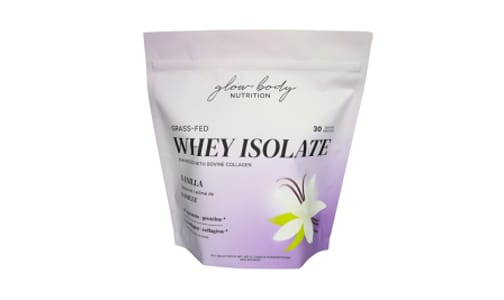 Grass Fed Whey Isolate - Vanilla- Code#: VT2180
