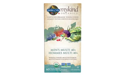 Organic mykind Organics Men's Multi 40+- Code#: VT2212