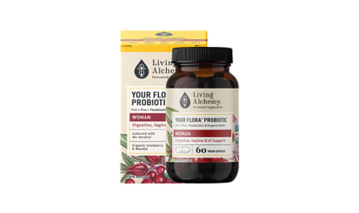 Organic Your Flora Probiotic - Woman- Code#: VT2300