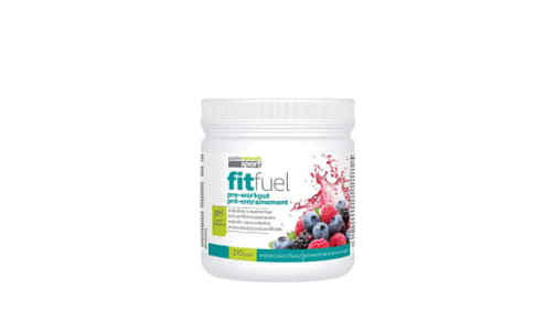 Fit Fuel Alkalinized Pre-Workout Wild Berry Burst- Code#: VT2383