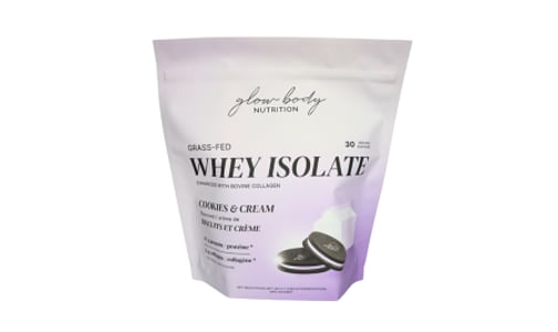 Grass Fed Whey Isolate - Cookies & Cream- Code#: VT2535