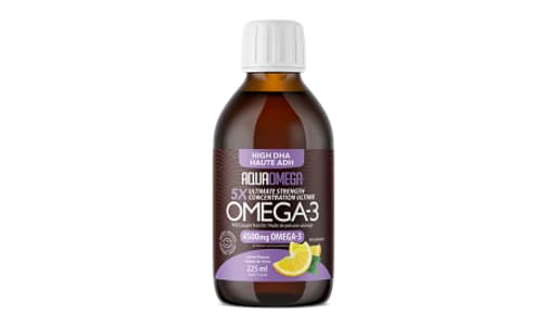 Omega 3 - 5X Ultimate Strength High DHA - Lemon- Code#: VT2609
