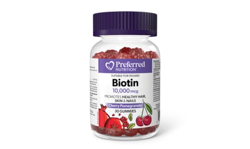 Biotin Gummies 10,000mcg- Code#: VT2663