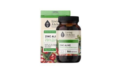 Organic Zinc Alive 13g: Immune, Energy & Skin Support- Code#: VT3953