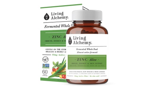 Organic ZINC Alive: Immune, Energy & Skin Support- Code#: VT3953