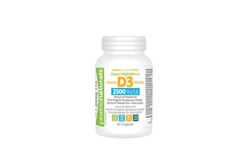 Vegan Vitamin D3 2500IU- Code#: VT3973