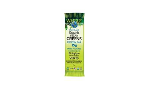 Organic Vegan Greens Protein Bar- Code#: VT4062